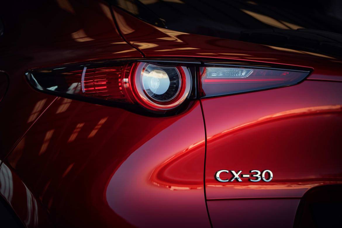 11- Mazda-CX-30-exterior-rear-red-rear lights. jpg